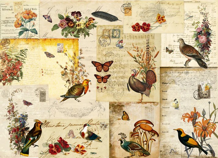 Fall Flock Masterboard - Roycycled Decoupage Paper Preorder set to arrive 8/4