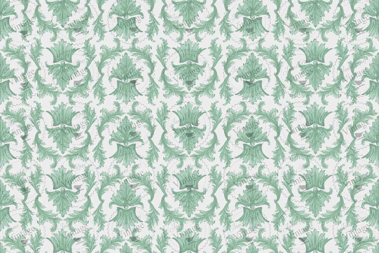 Sage Damask JRV Decoupage paper