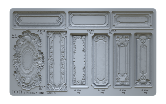 Conservatory Labels 6x10 IOD Mould™