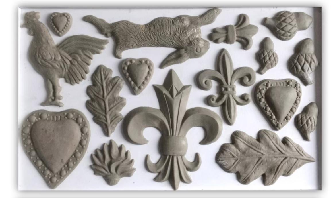 Fleur De Lis 6x10 Decor Moulds™