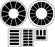 JRV Color Wheel & Blend Charts stencil