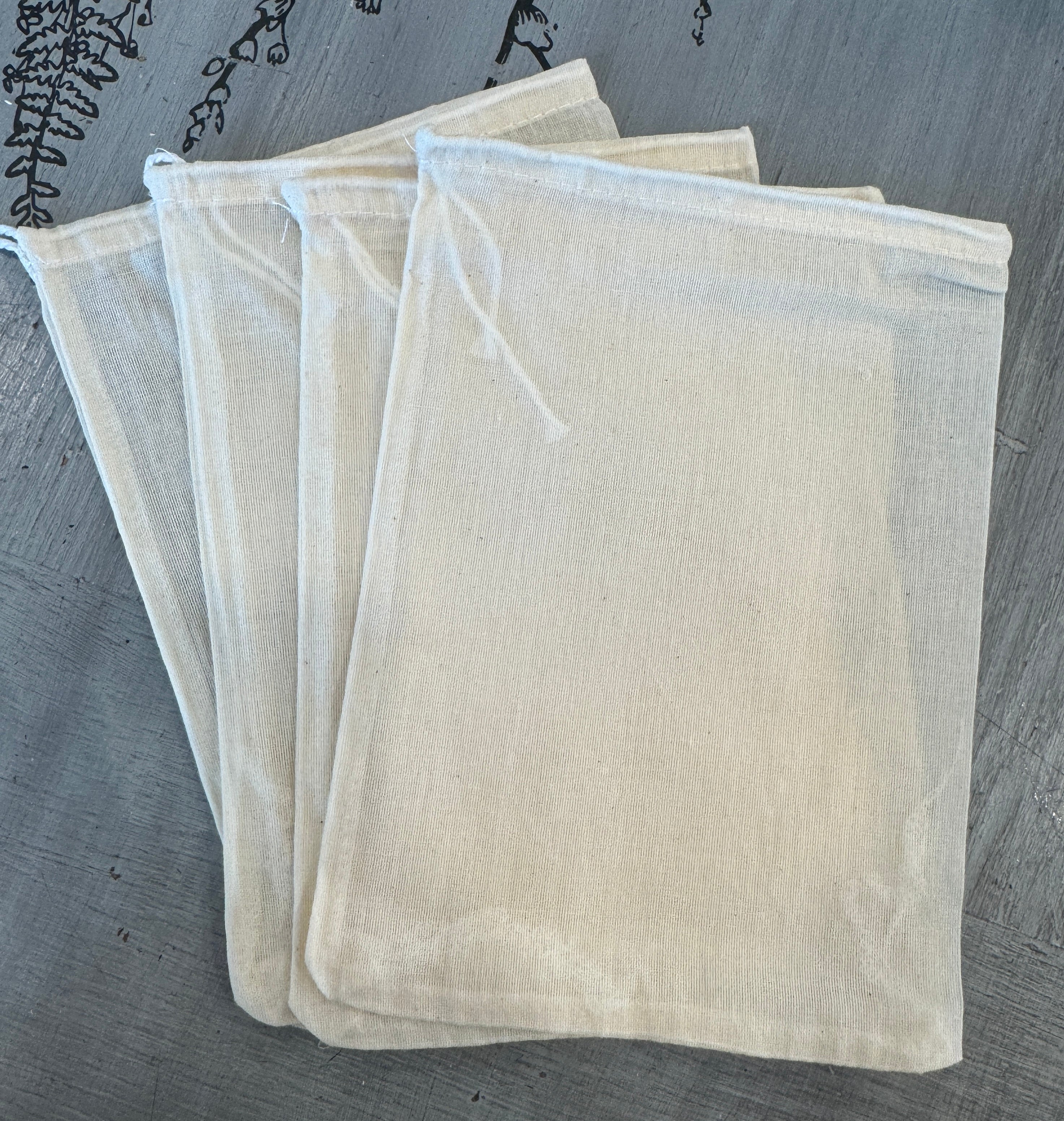 8”x5.75” Muslin Bags (4 pack)