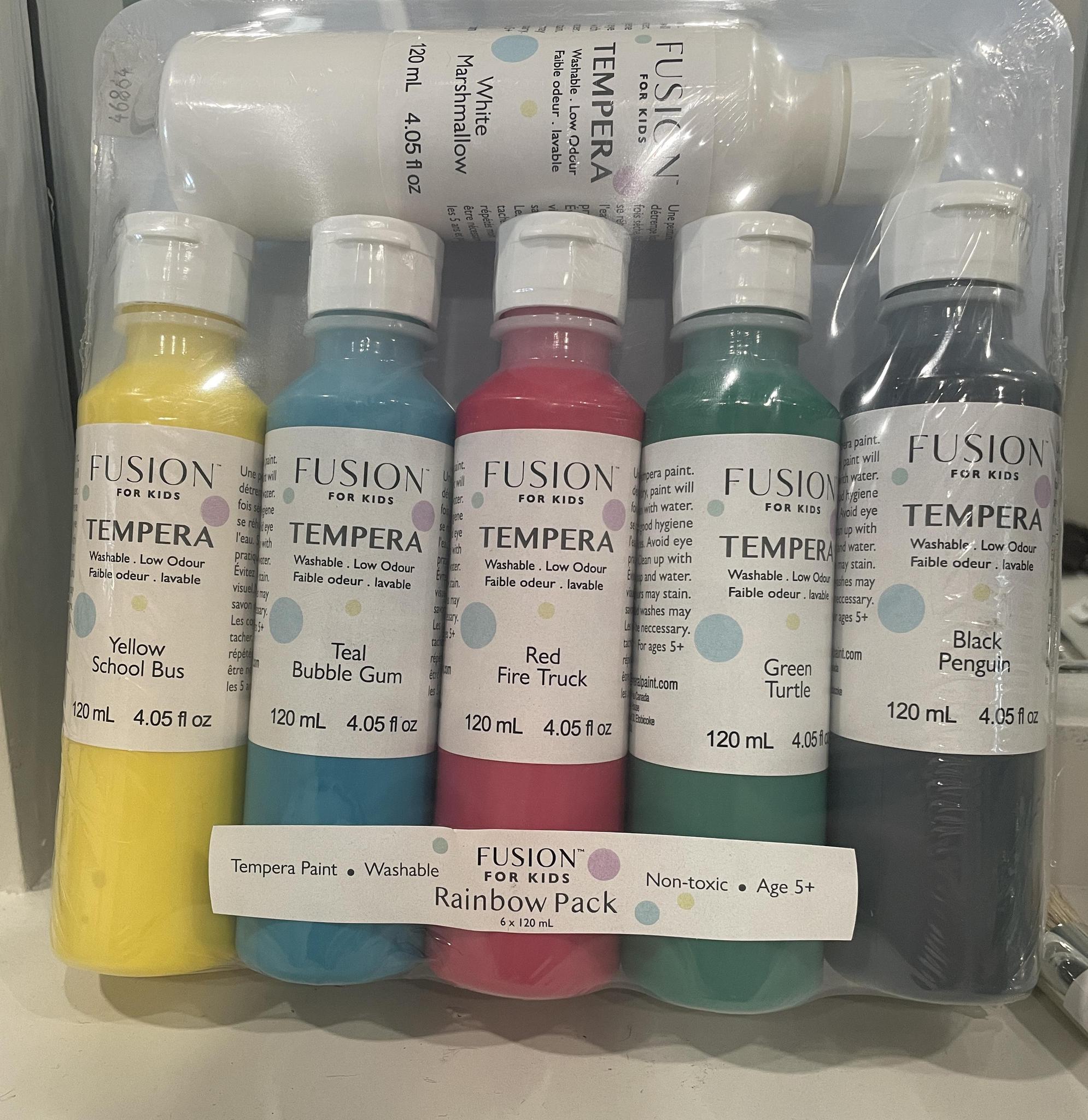 Fusion for Kids tempera paint 6 pack