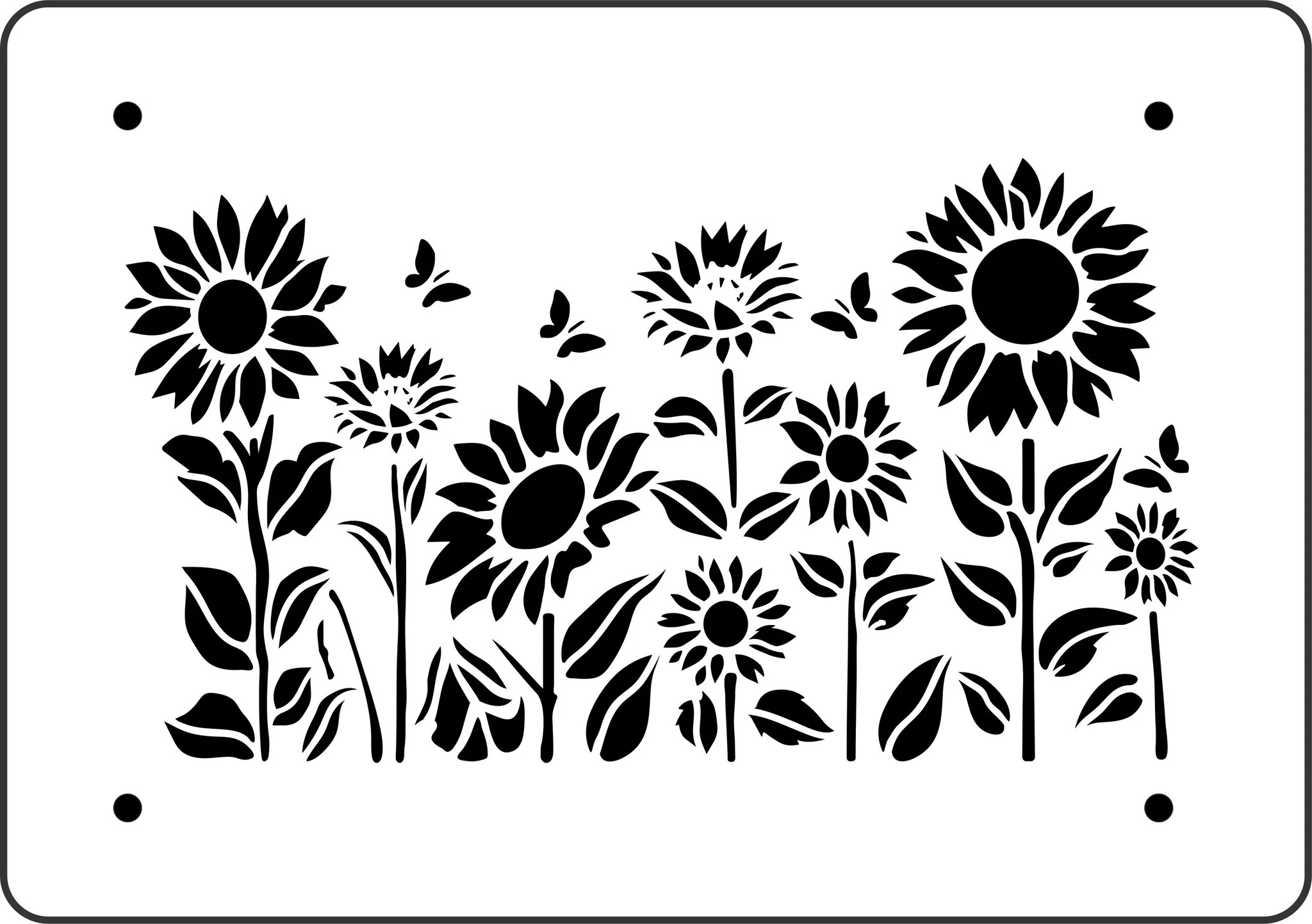 Sunflower Fields - JRV Stencils