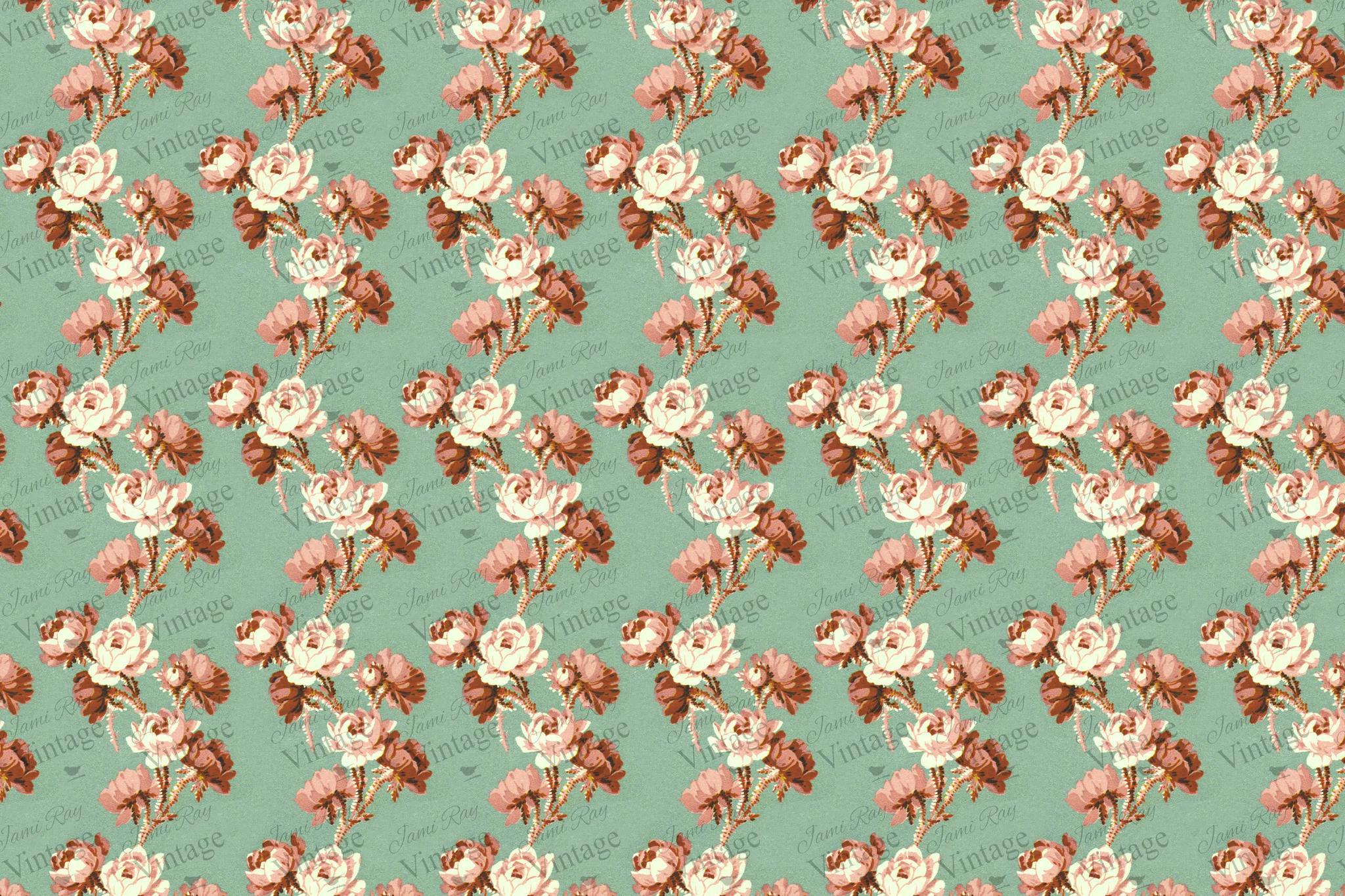 Cottage Floral JRV Decoupage paper