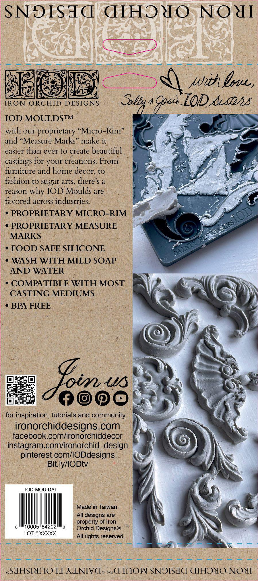 Dainty Flourishes 6×10 Decor Moulds™