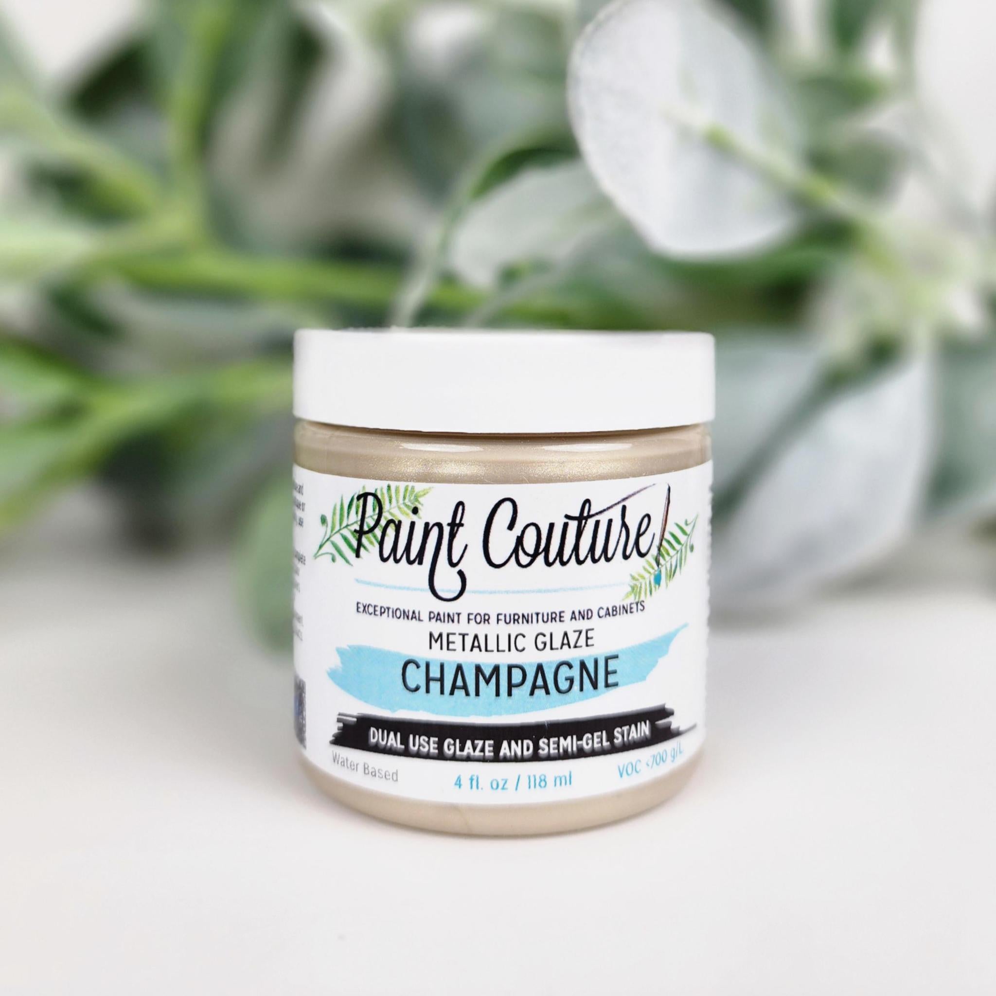 Champagne Paint Couture Metallic Glaze