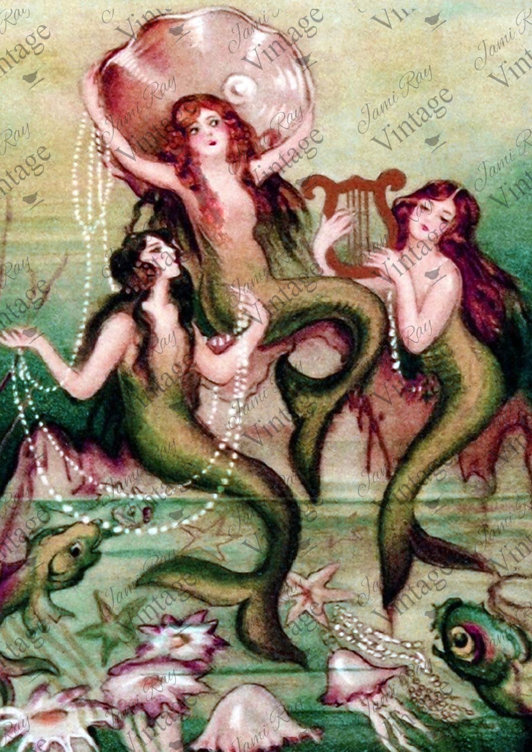 Mermaids | JRV A4 Rice Paper