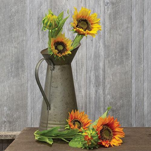 Sunflower Stem, 2 Asstd., 26.5" H