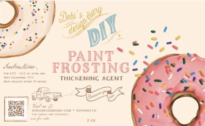 DIY PAINT FROSTING - Thickening Agent