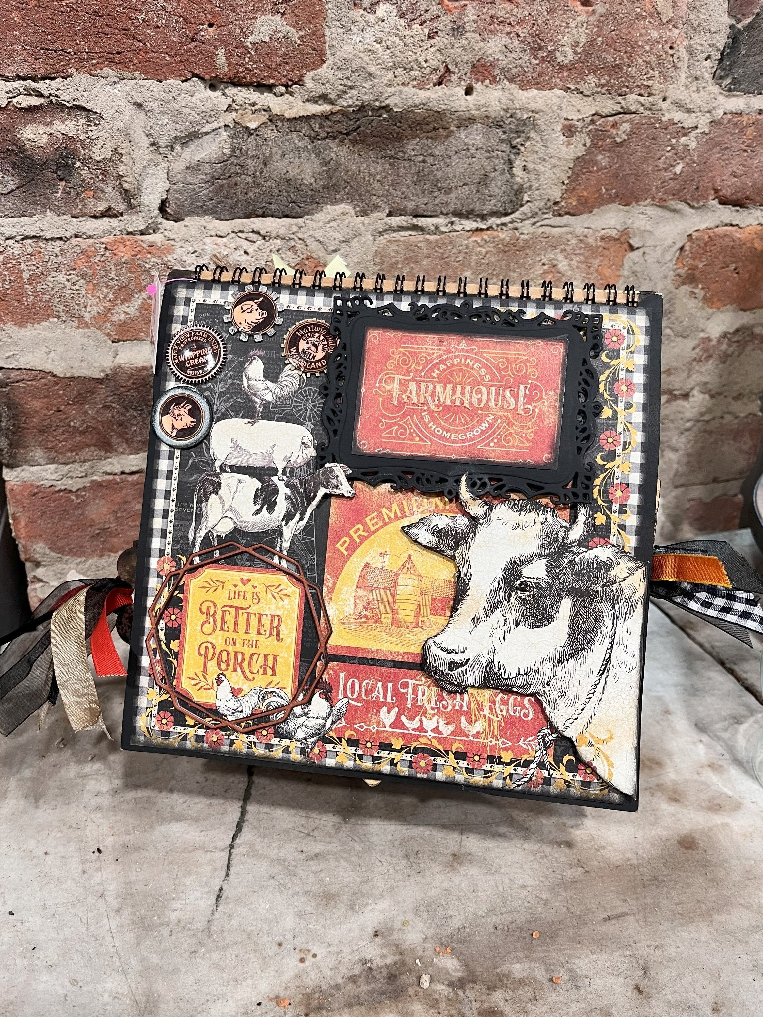 Farmhouse Easel Stand Recipe Album