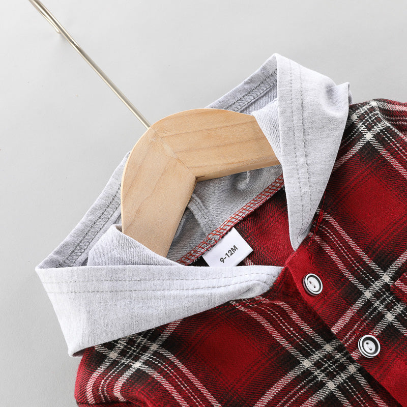 Plaid Hooded 2pc Set