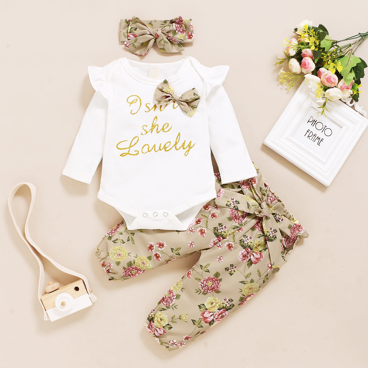 Isn't She Lovely Floral 3pc Set