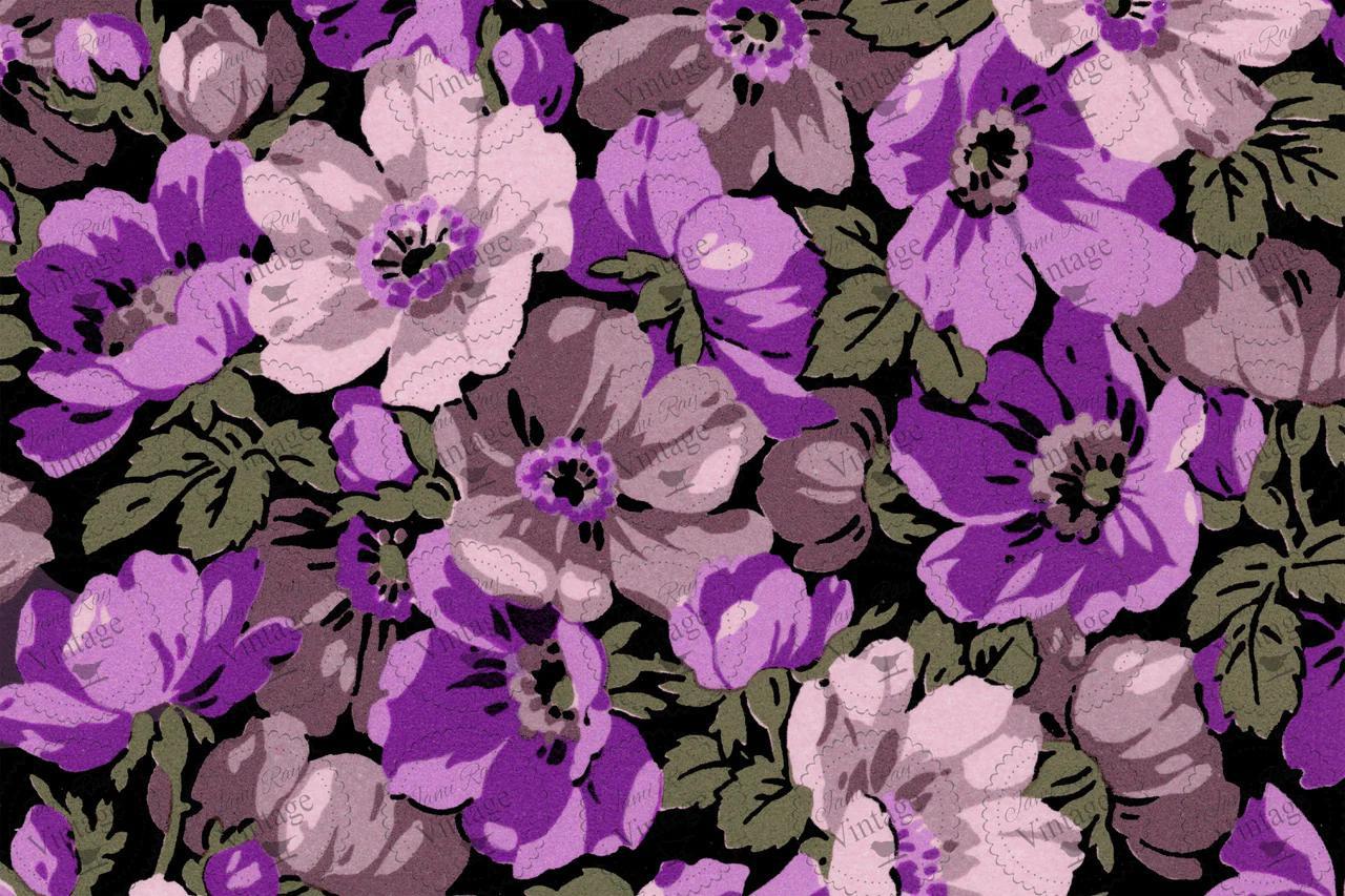 JRV Purple Vintage Decoupage paper