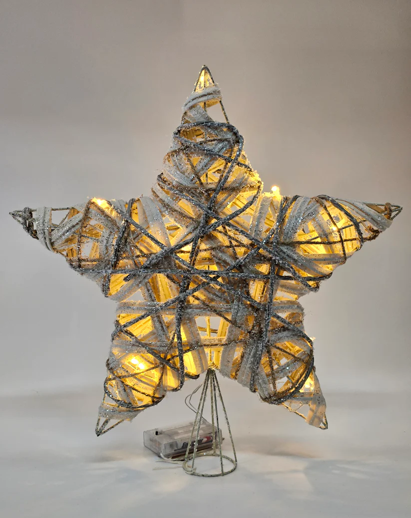 16" Star Topper with Lights & Timer