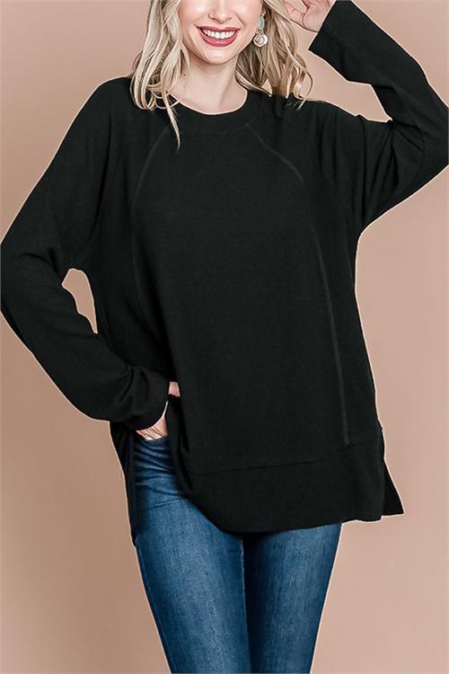 Black Long Sleeve Pullover