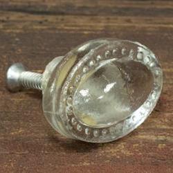 Oval Glass Knob #13006