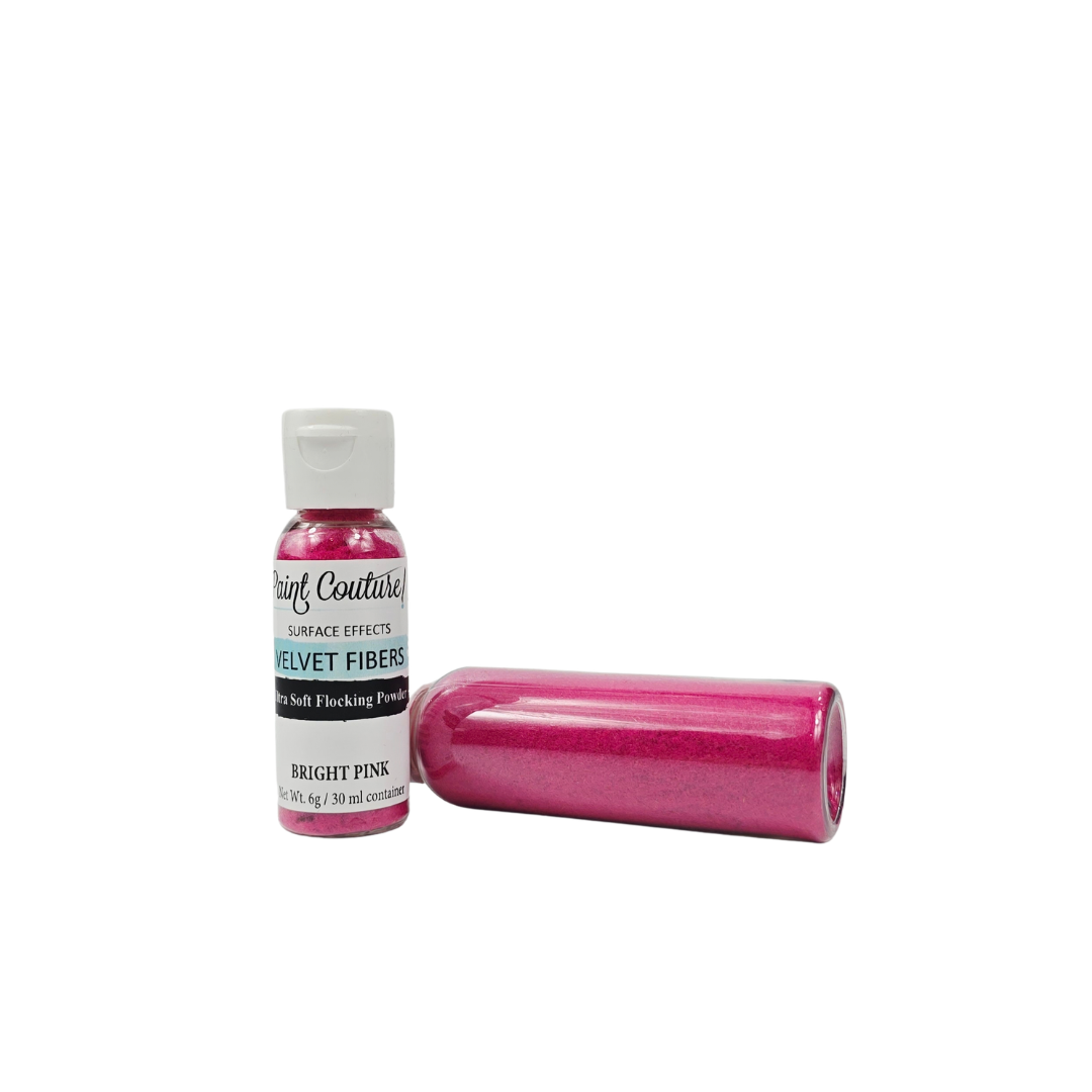 Bright Pink Velvet Fibers - Paint Couture