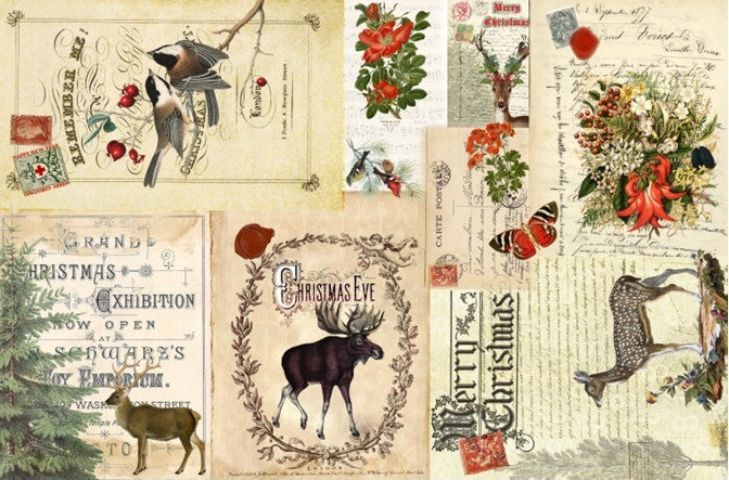 Christmas Masterboard - Roycycled Decoupage Paper