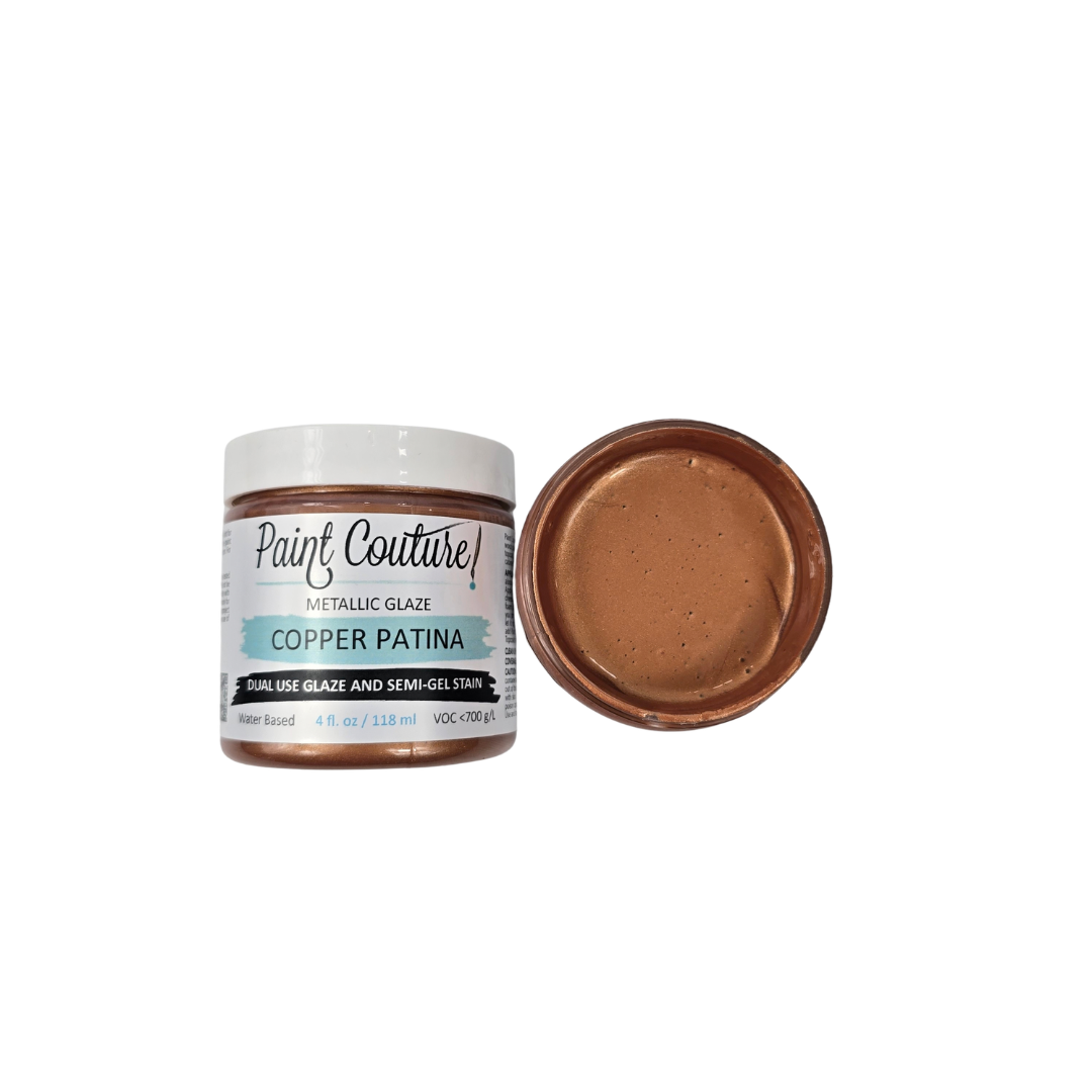 Copper Patina Paint Couture Metallic Glaze