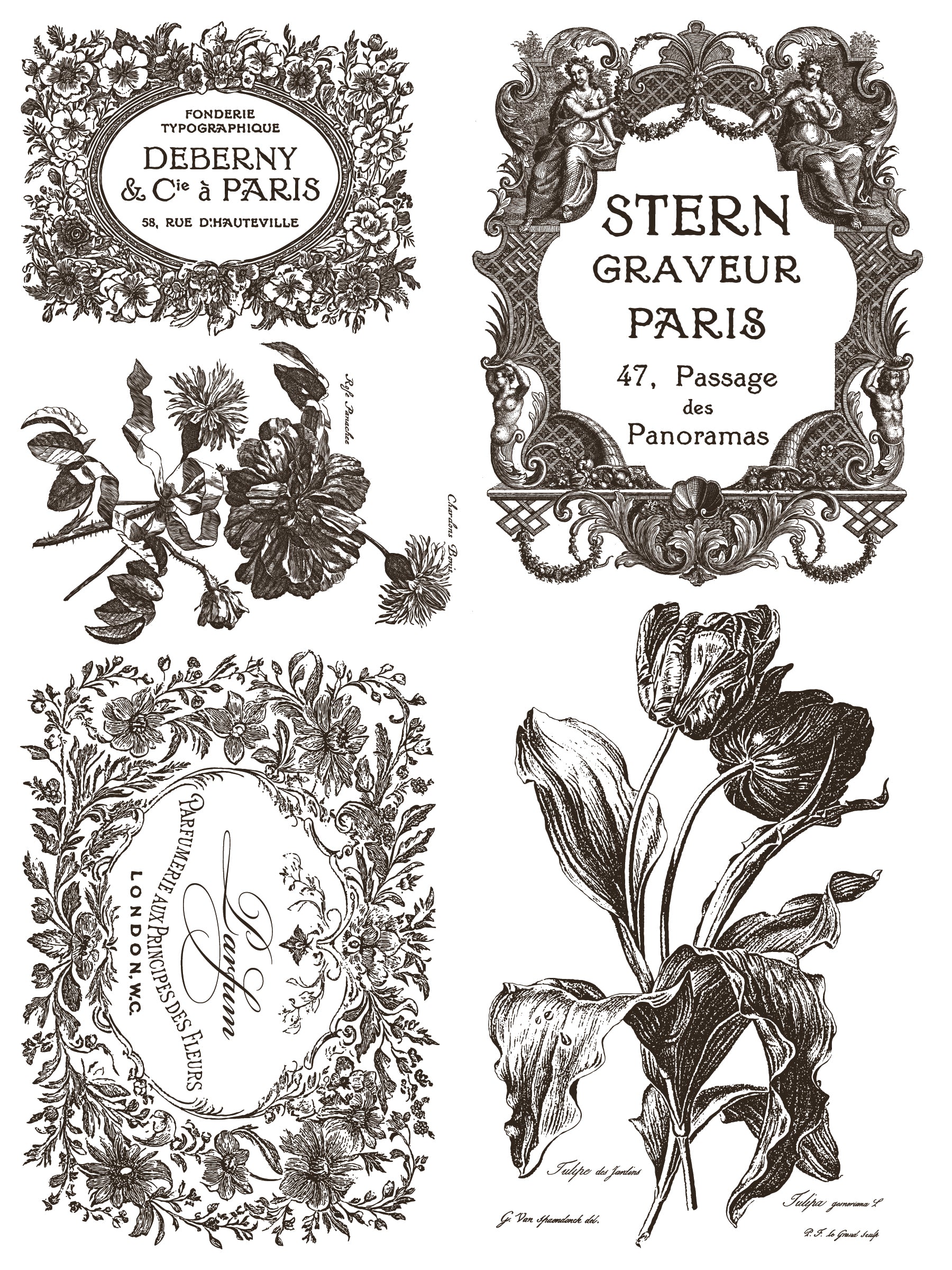 Floriography IOD Paint Inlay 12x16 Pad™