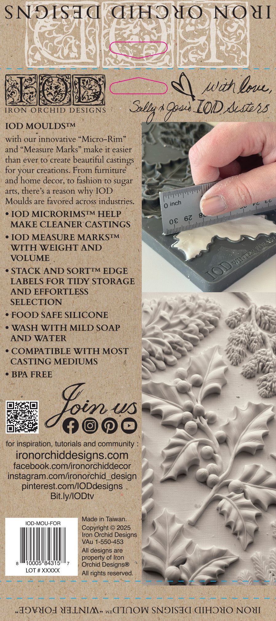 Winter Forage  6×10 Decor Moulds™
