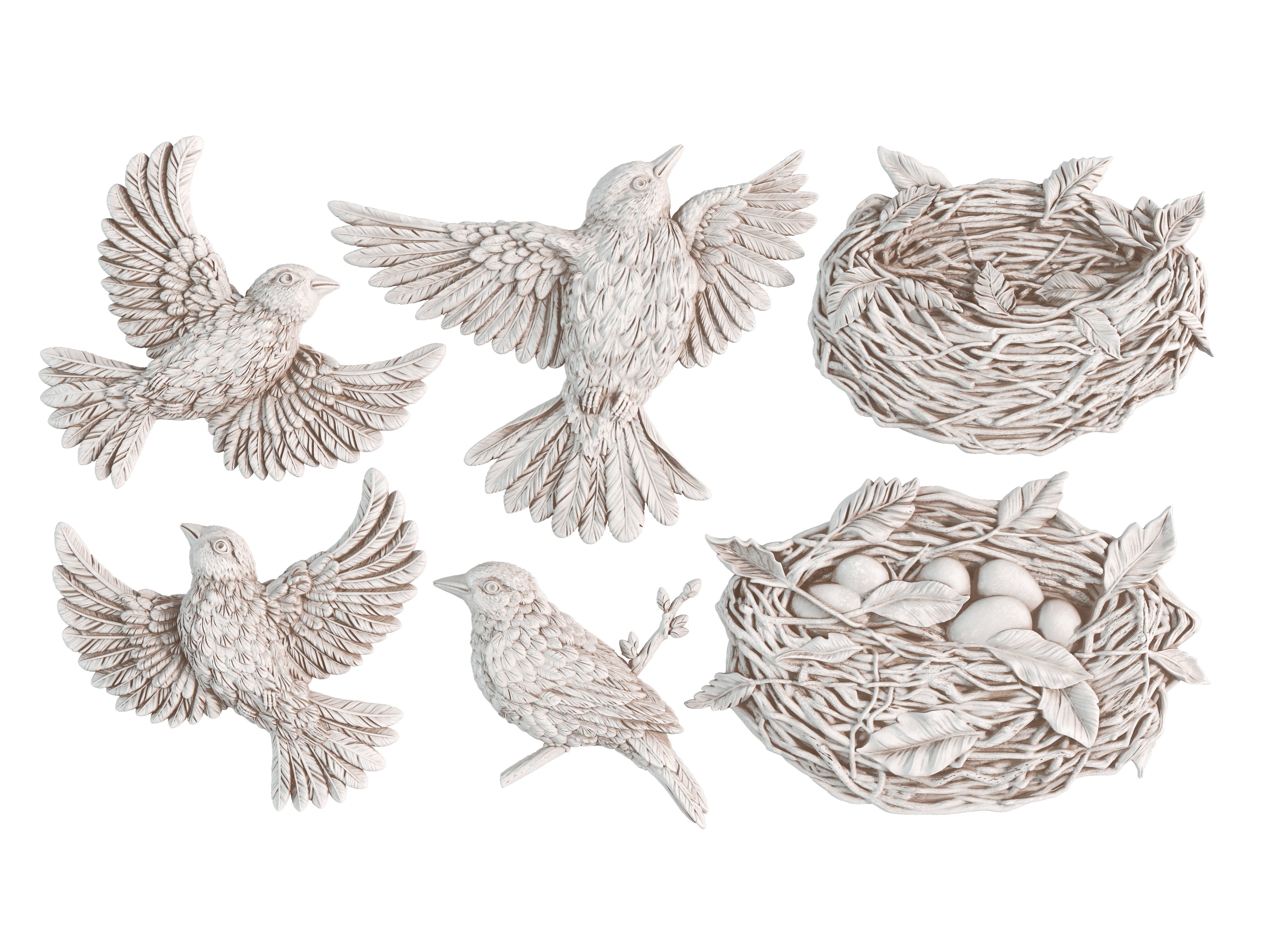 Sparrow's Nest 6×10 Decor Moulds™