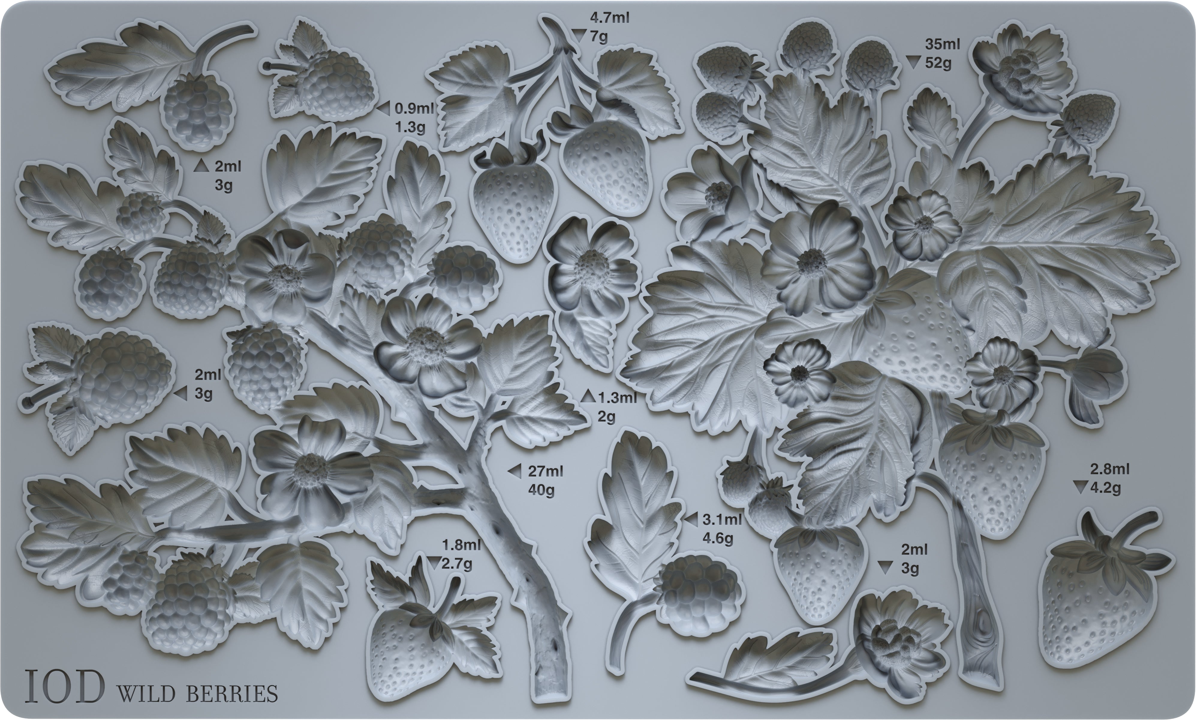 Wild Berries 6×10 Decor Moulds™