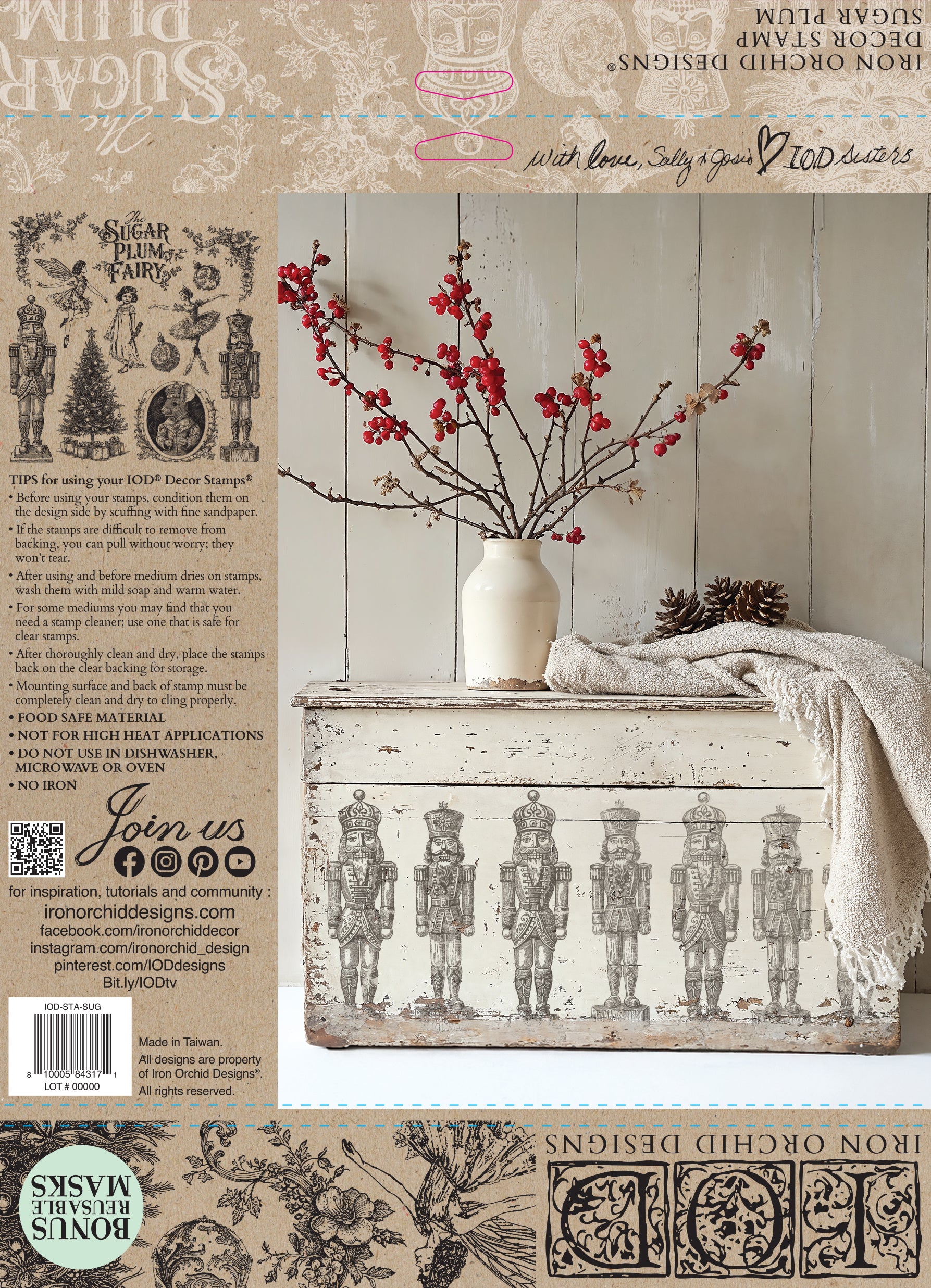 Sugar Plum 12×12 IOD STAMP™