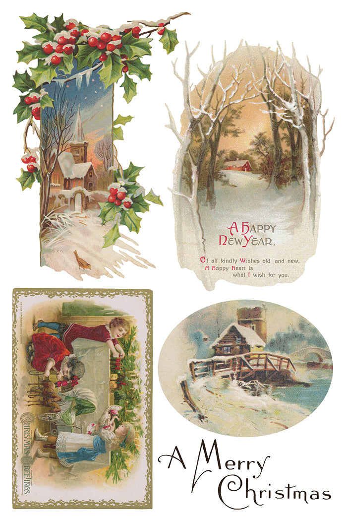 Christmas Joy 8x12 IOD Transfer