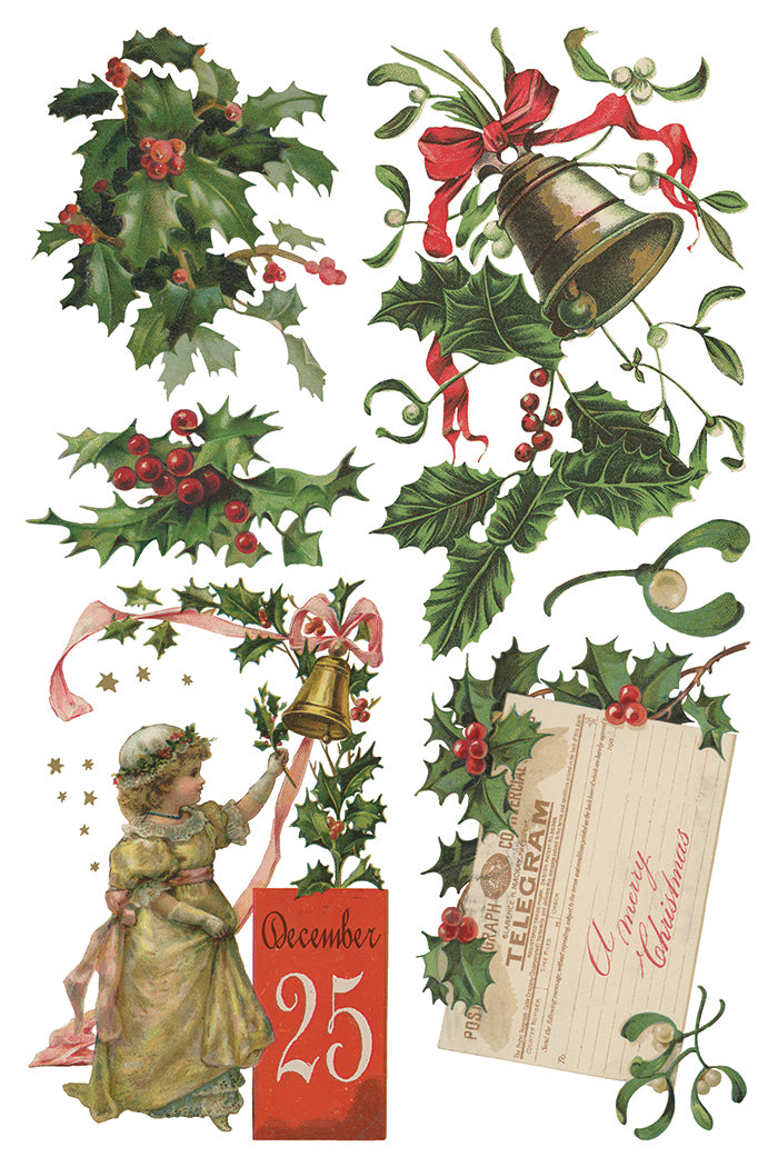 Christmas Joy 8x12 IOD Transfer