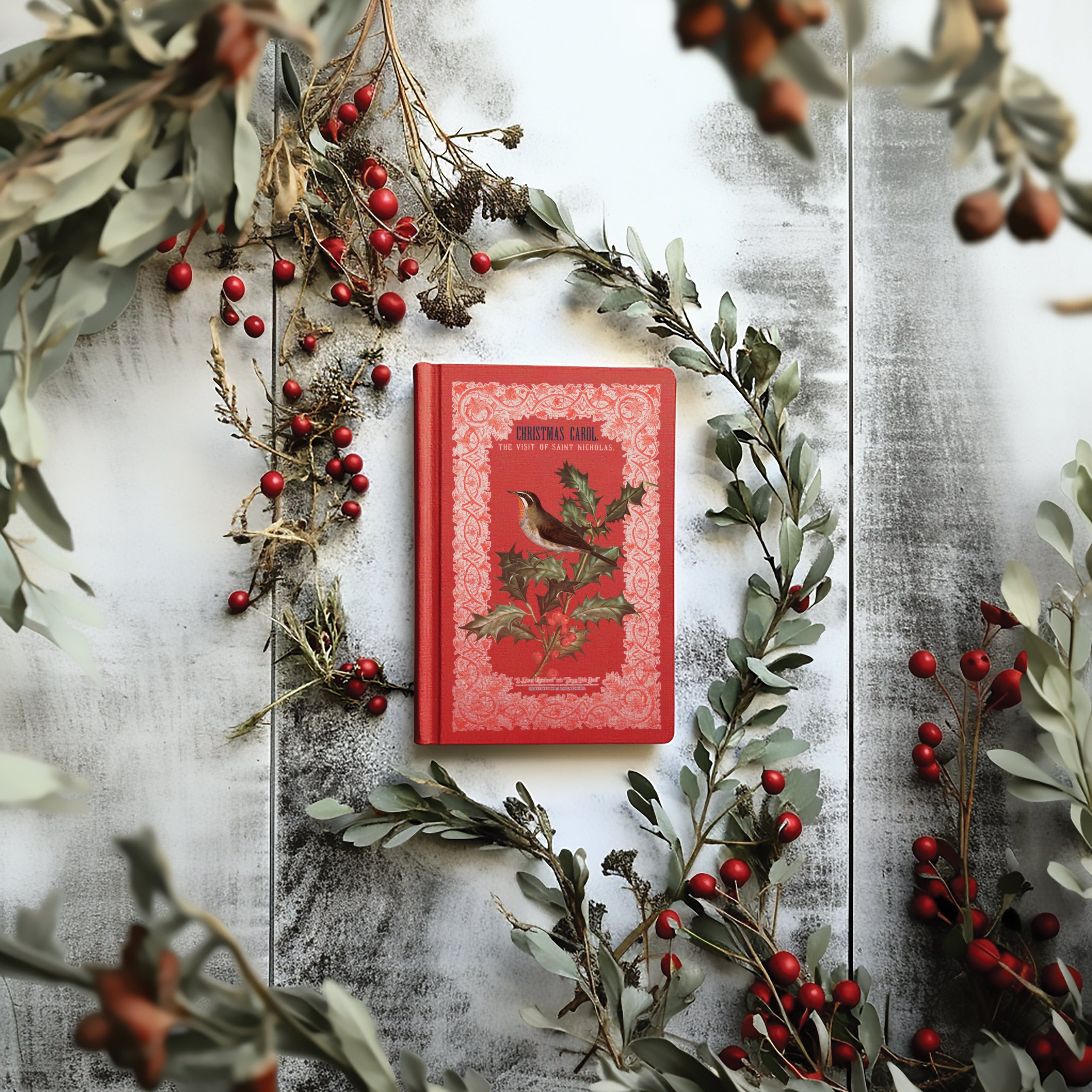 Winter Botanist 8x12 IOD Transfer