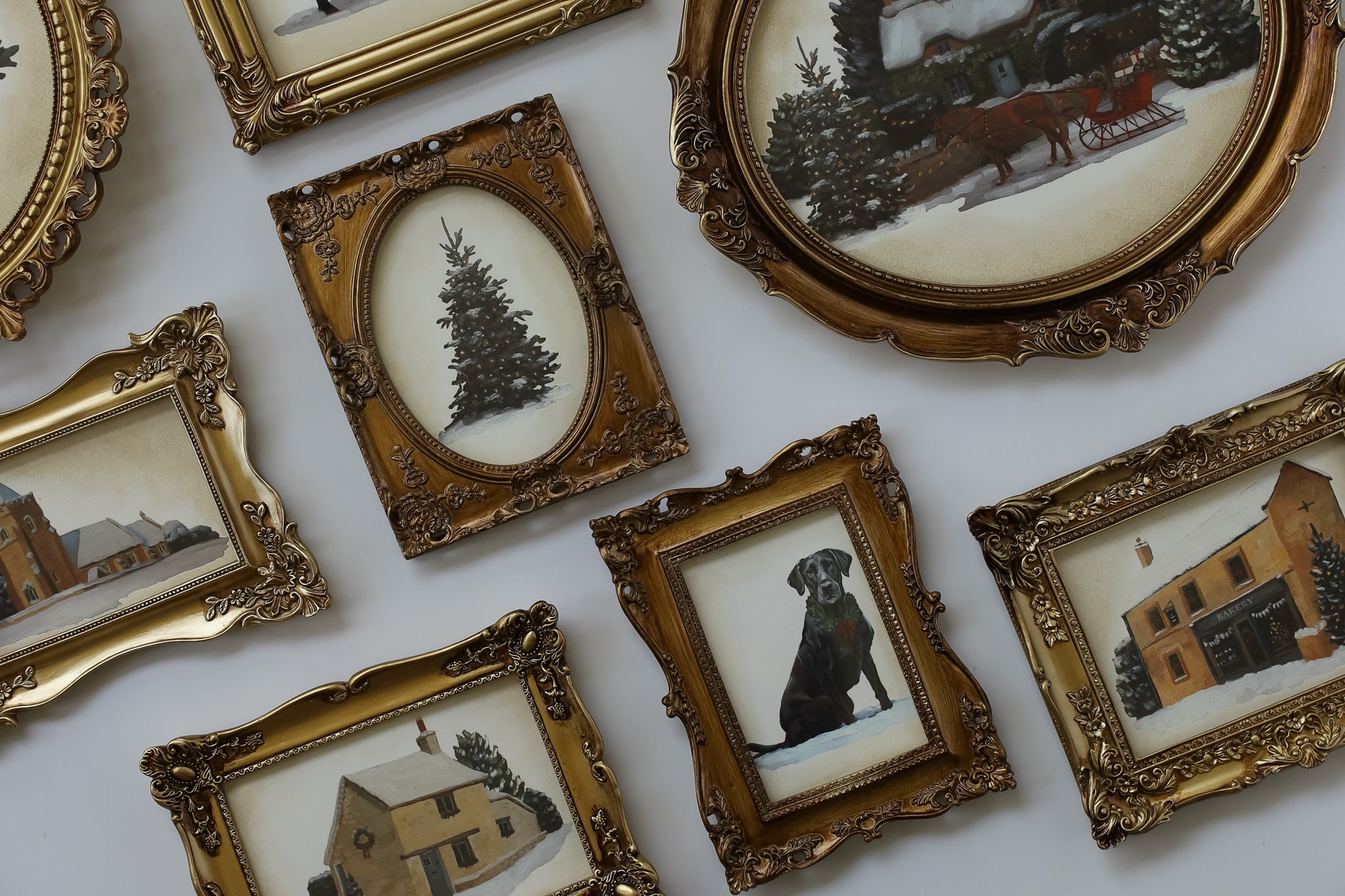 A Cotswold Christmas 8x12 IOD Transfer