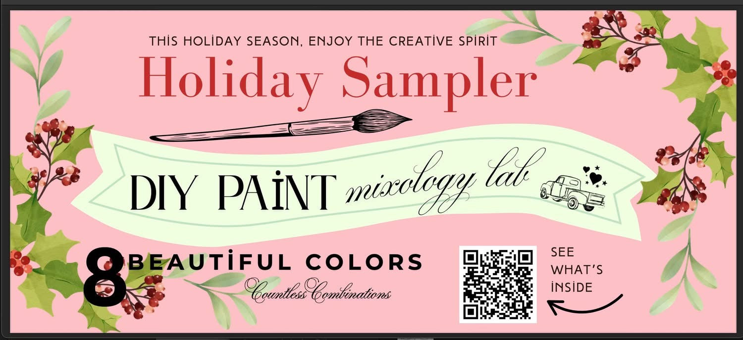 DIY Paint Mixology Lab - Holiday Sampler Box - 8 Colors