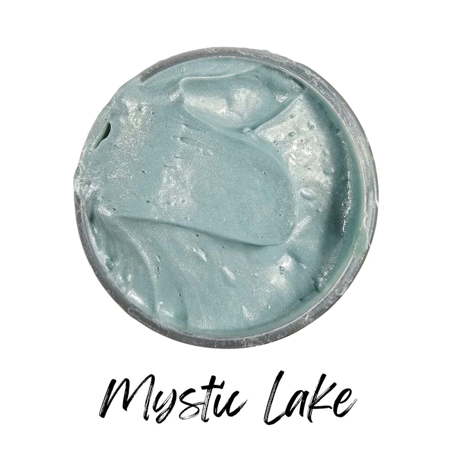 Mystic Lake - Metallic Stencil Paste by Paint Couture