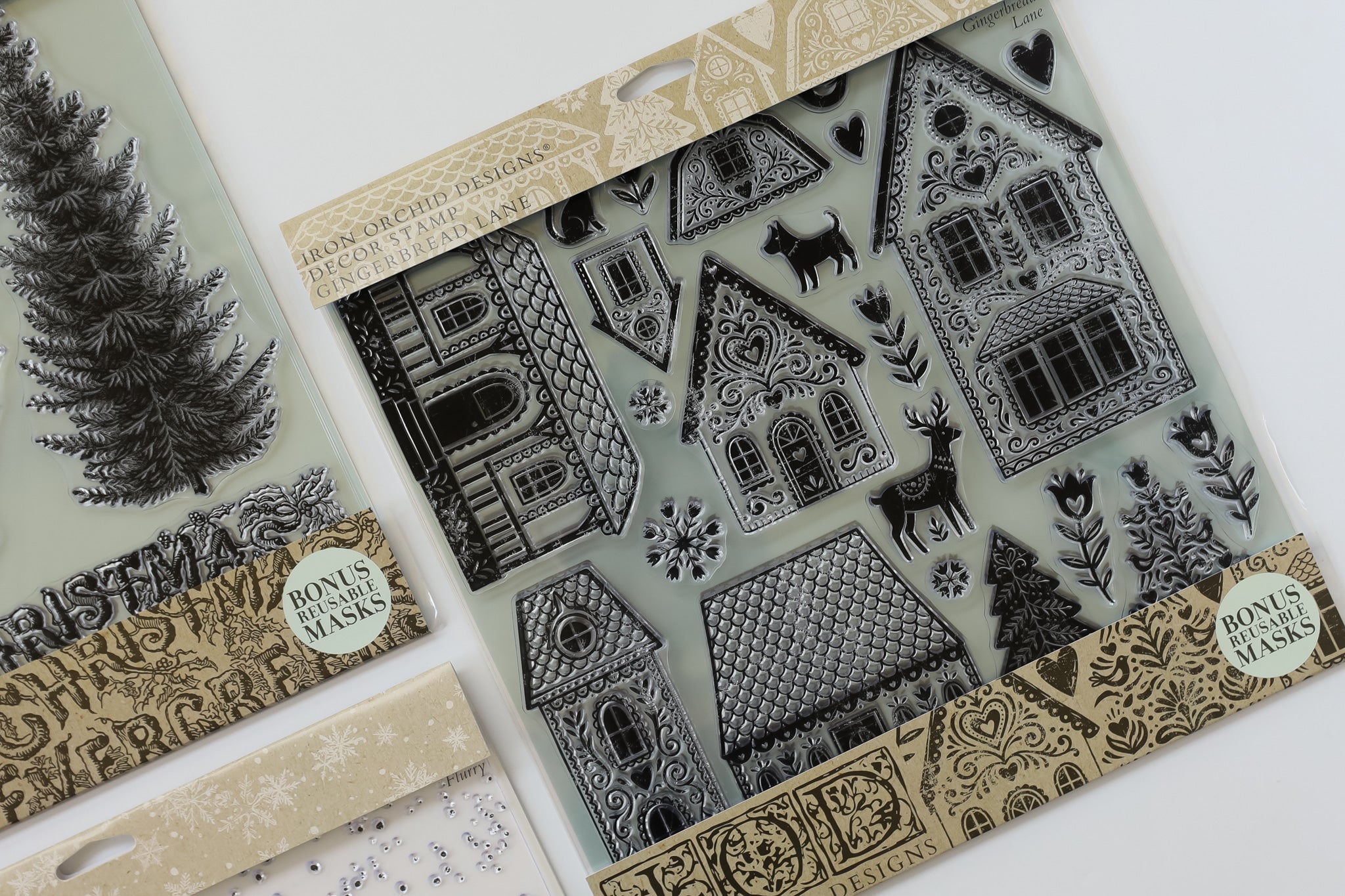 Gingerbread Lane 12×12 IOD STAMP™