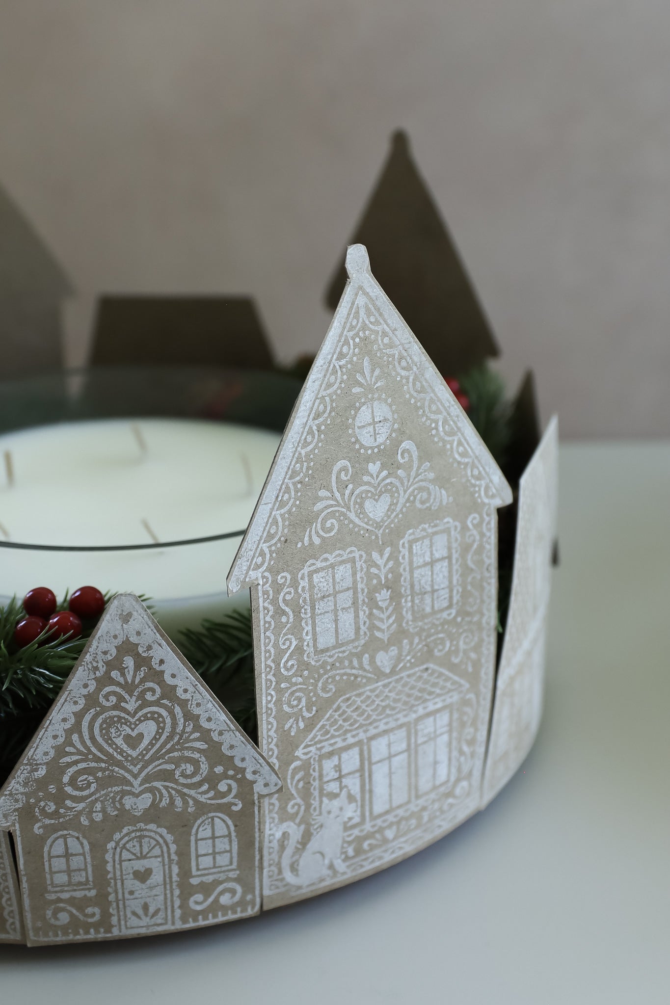 Gingerbread Lane 12×12 IOD STAMP™
