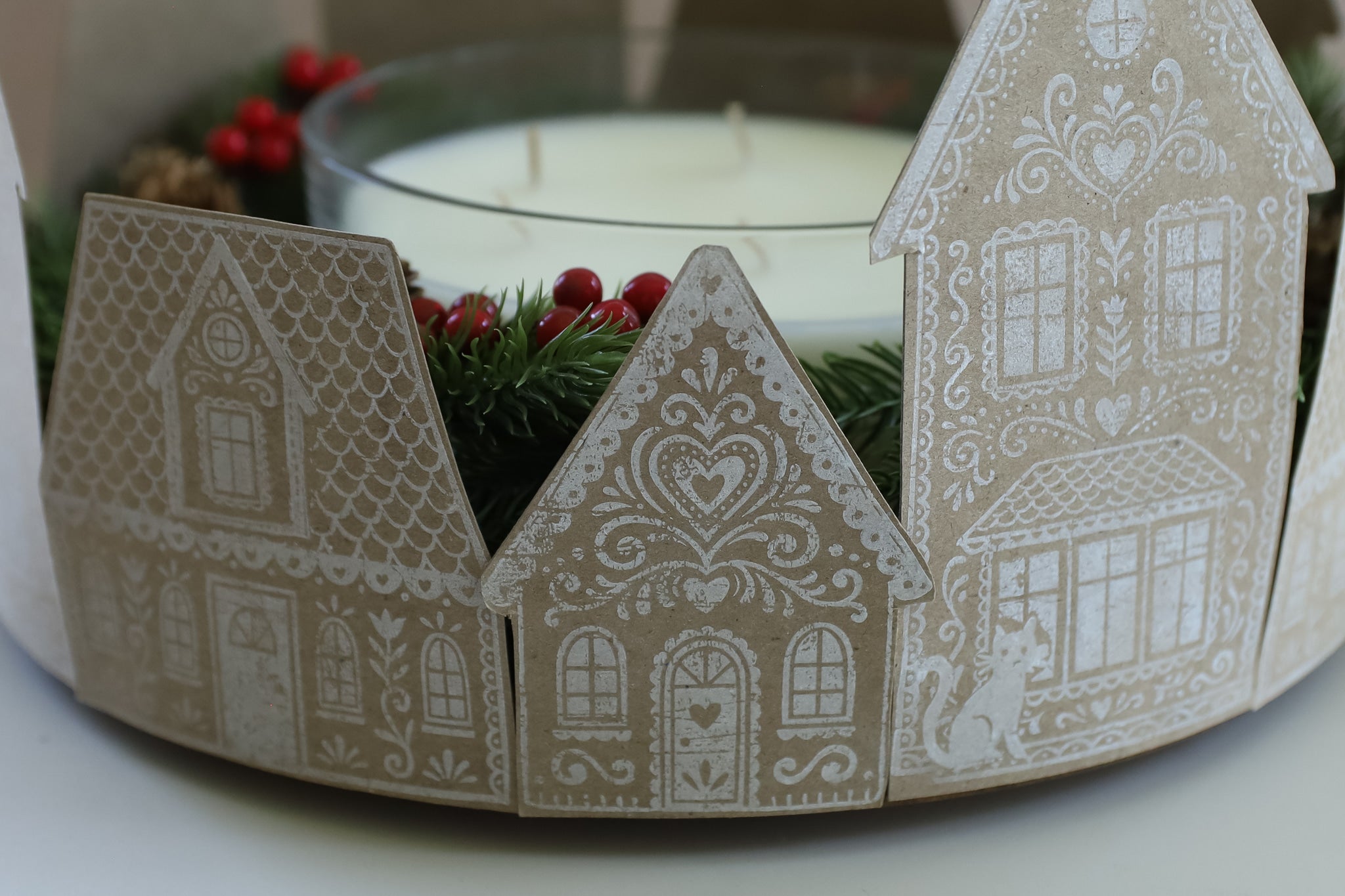 Gingerbread Lane 12×12 IOD STAMP™