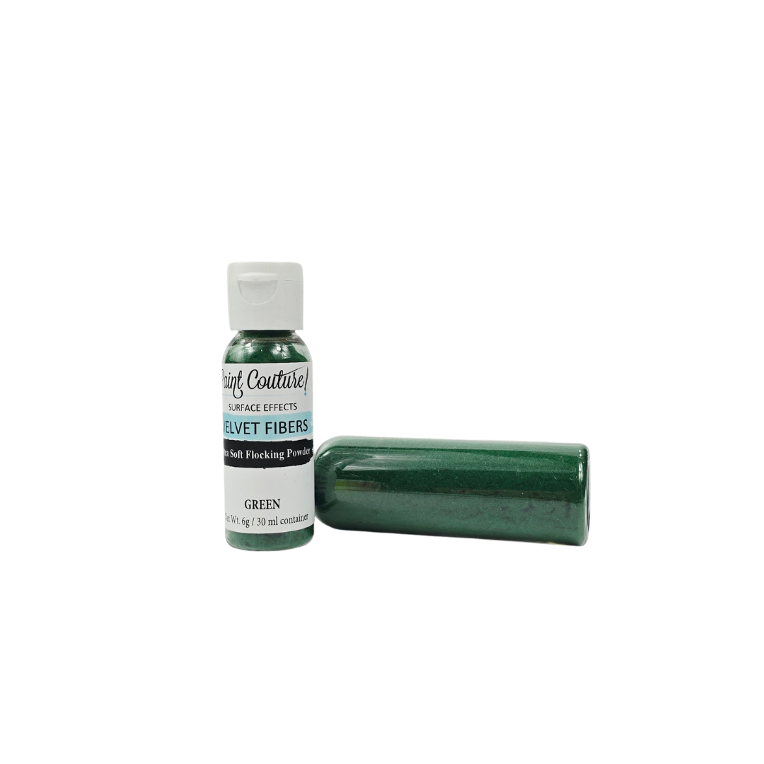 Green Velvet Fibers - Paint Couture