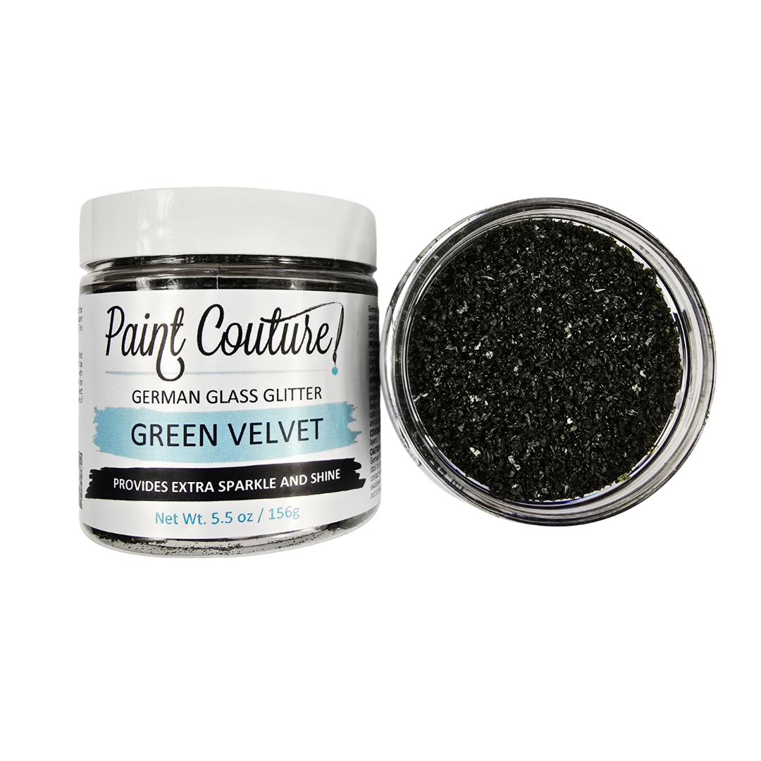 Green Velvet - German Glass Glitter
