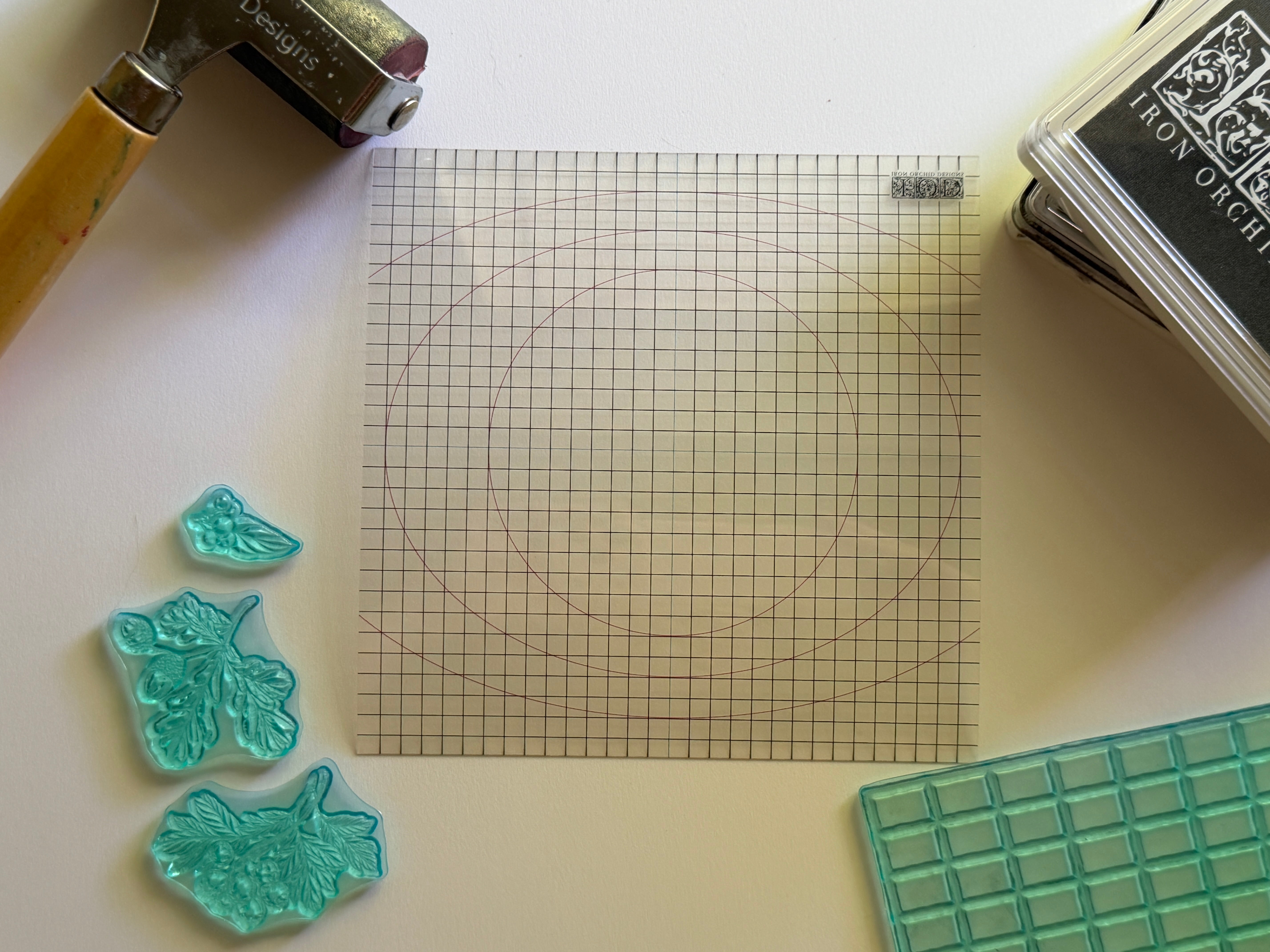 Mini Thin Mount | 6" x 5" with 5mm Grid