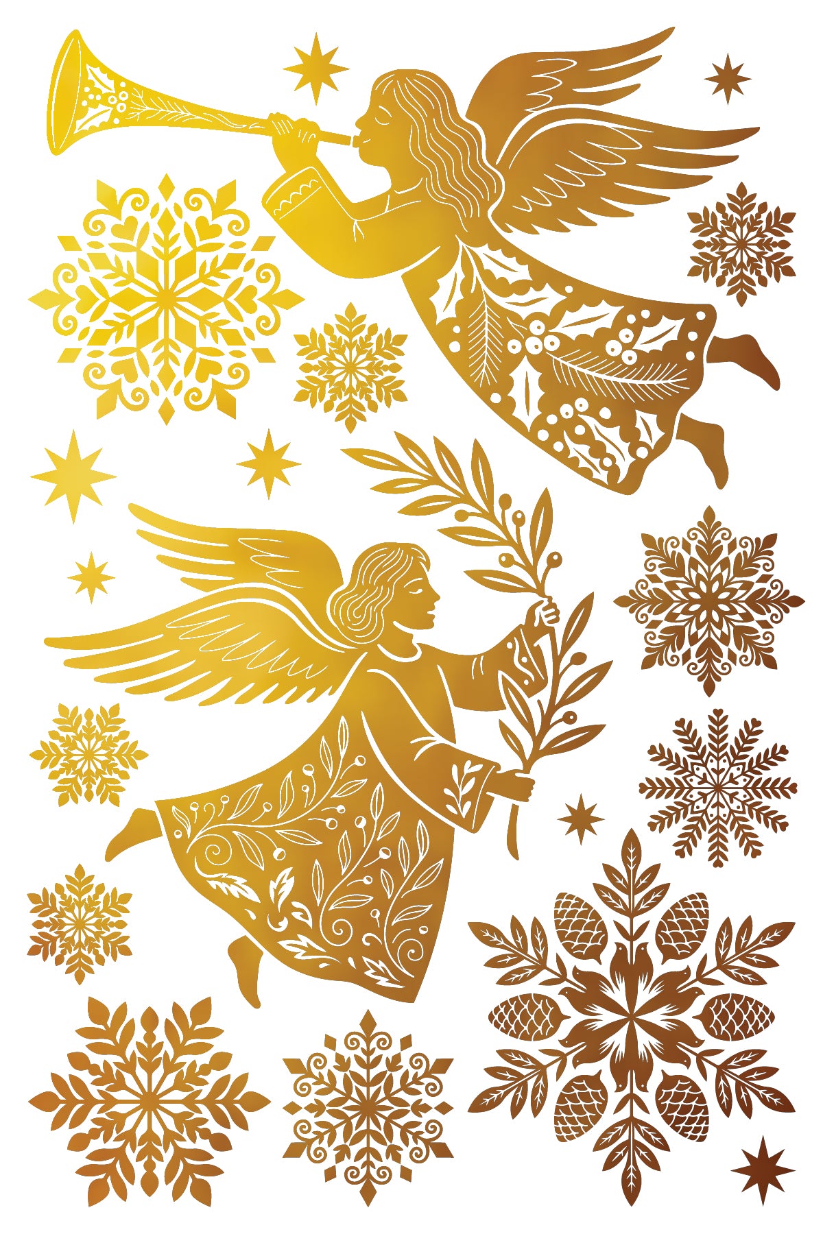 Angels Sing | IOD Gilded Foil Transfer | 8 Pages | 8"x12"