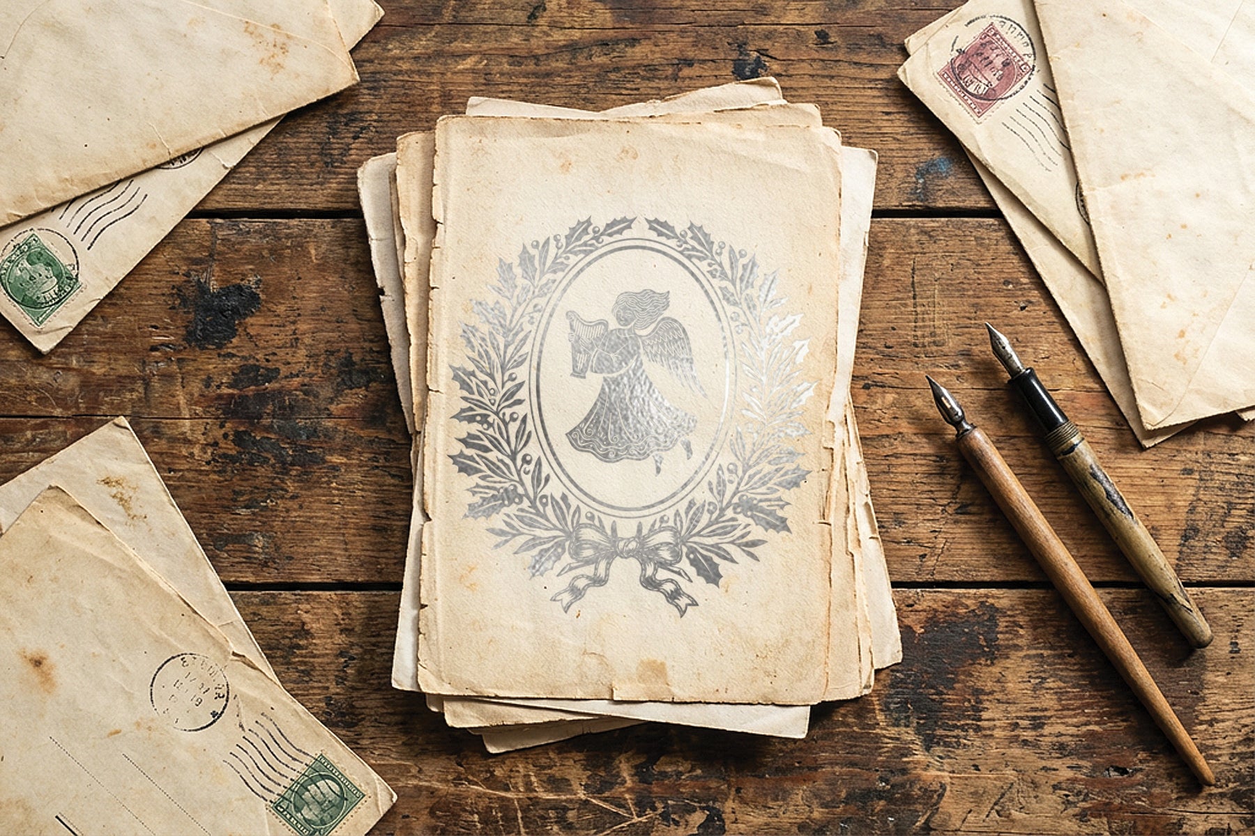 Angels Sing | IOD Gilded Foil Transfer | 8 Pages | 8"x12"