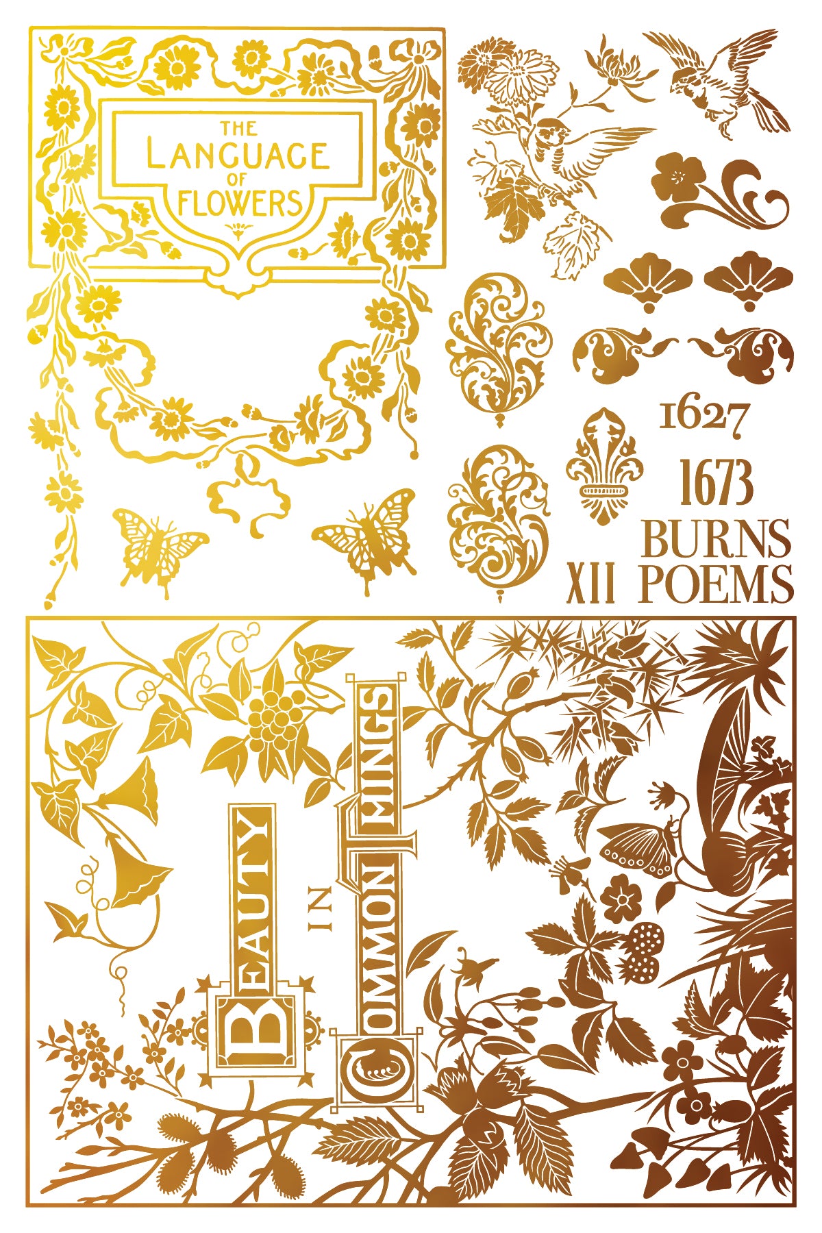 Athenæum | IOD Gilded Foil Transfer | 8 Pages | 8"x12"