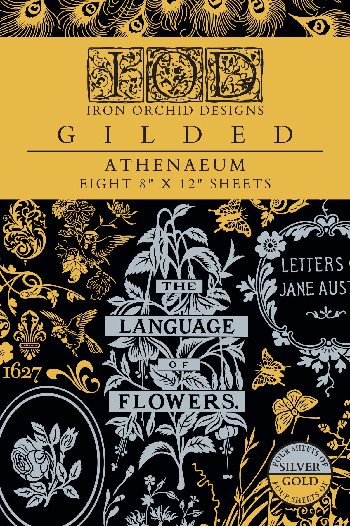 Athenæum | IOD Gilded Foil Transfer | 8 Pages | 8"x12"