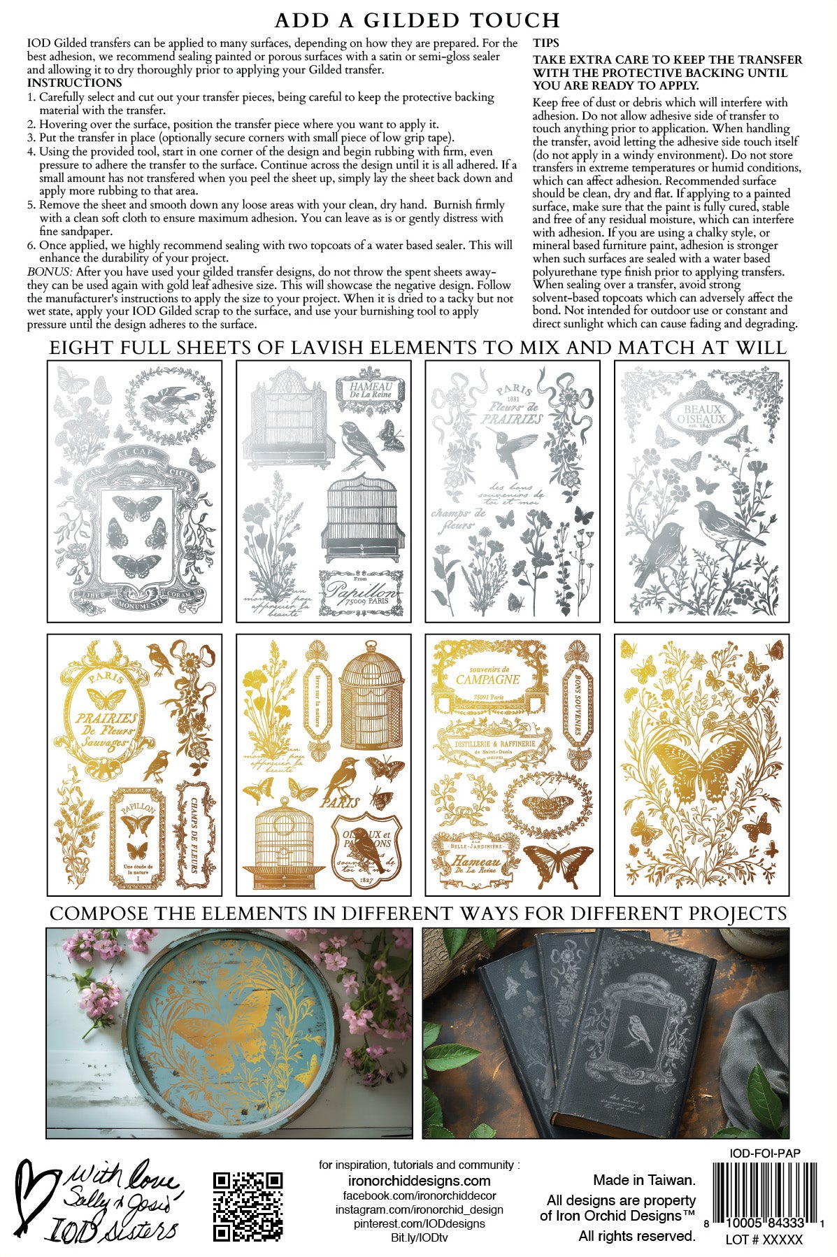 Papillon Foil Transfer™ 8x12 Pad