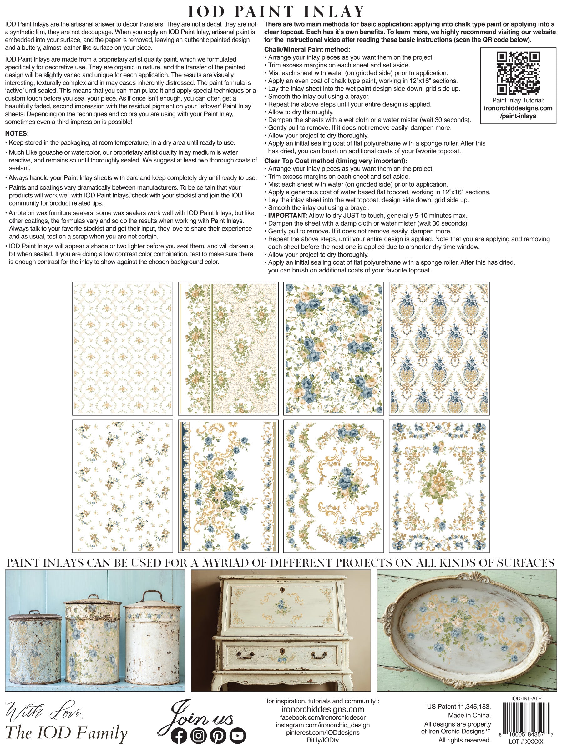 Alfred Peats & Co. | IOD Paint Inlay | 8 Pages | 12"x16"