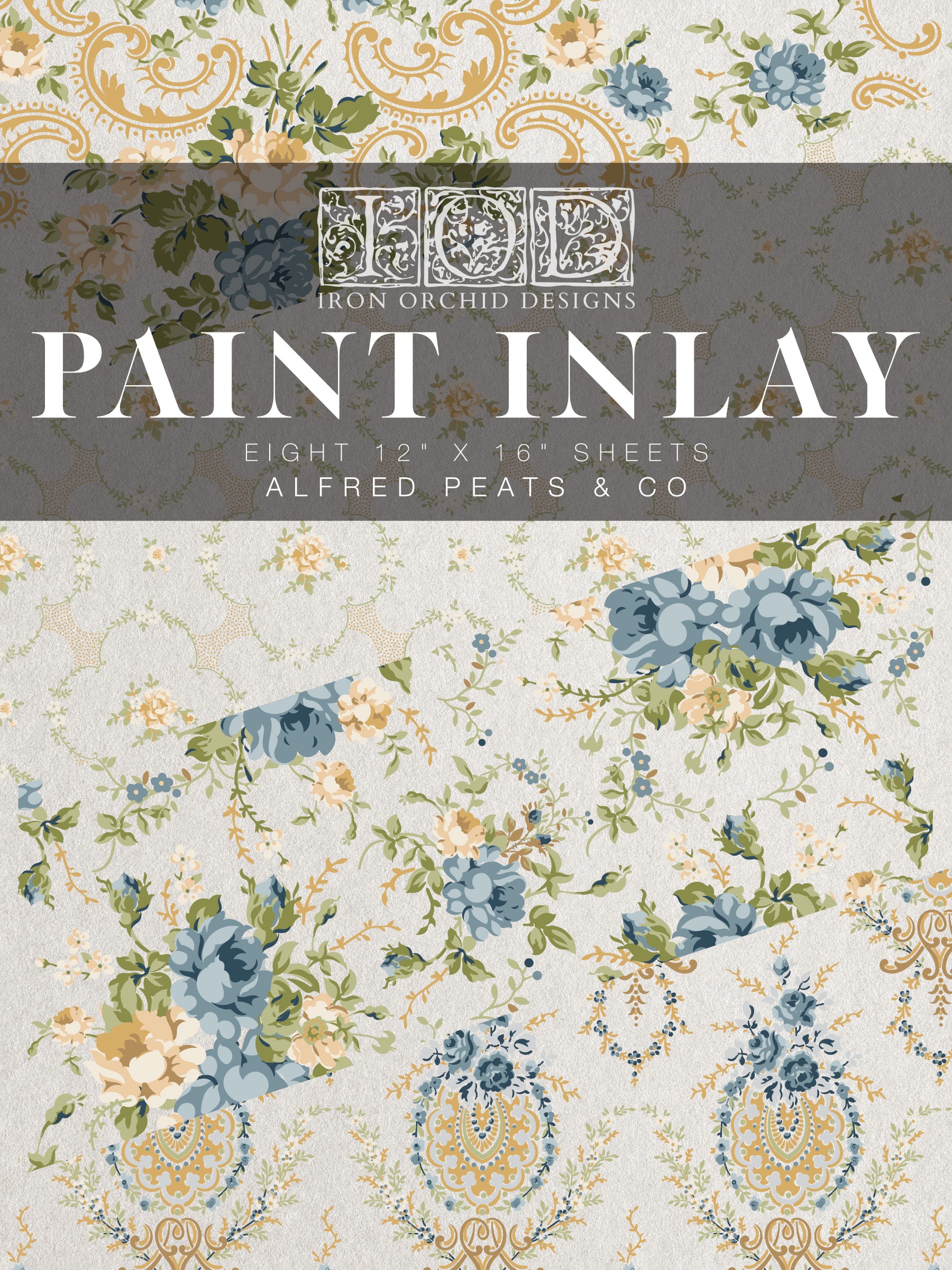 Alfred Peats & Co. | IOD Paint Inlay | 8 Pages | 12"x16"
