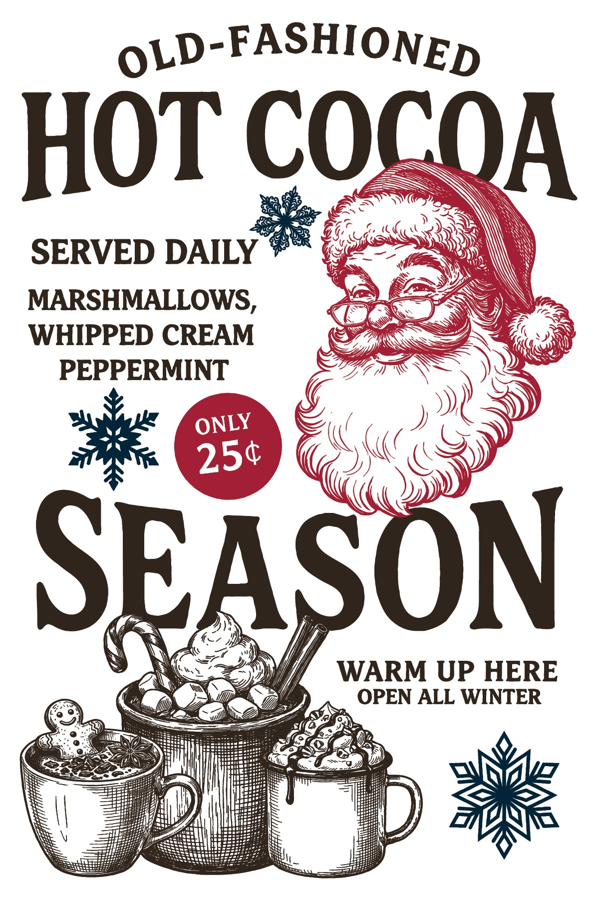 The North Pole Co | IOD Paint Inlay | 8 Pages | 8"x12"