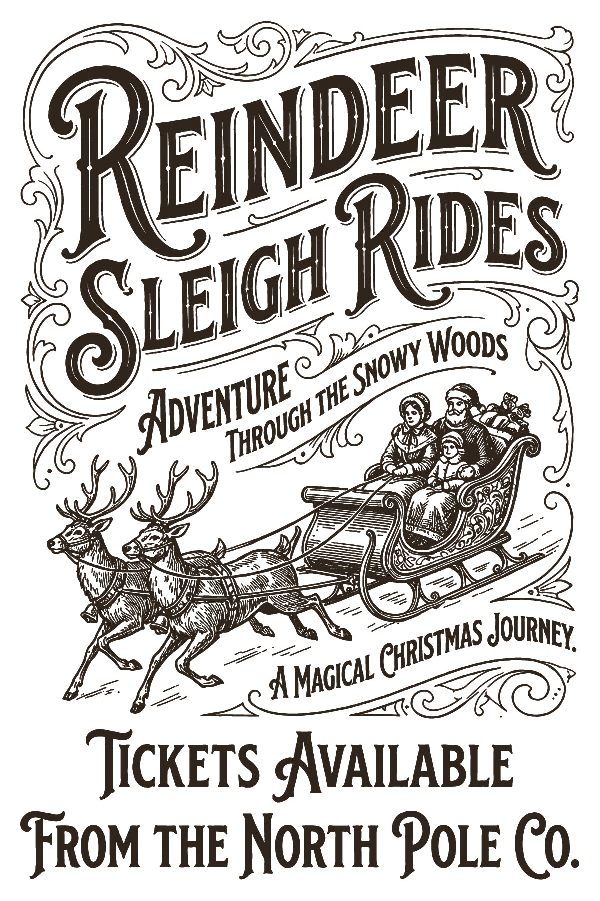 The North Pole Co | IOD Paint Inlay | 8 Pages | 8"x12"